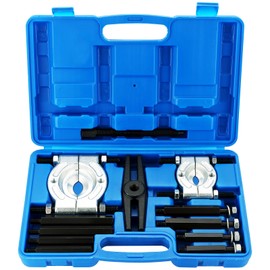 weyleity 12-Piece Bearing Separator and Puller Set | Heavy Duty Bearing Splitter Puller Kit, 5 Ton Capacity with 2" and 3" Jaws, Bearing Puller Set with Pinion Wheel and Hub Axle Removal Tool