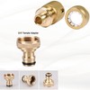 Brass Hose Connector Garden Hose Connector, Thread Easy Connect Tap