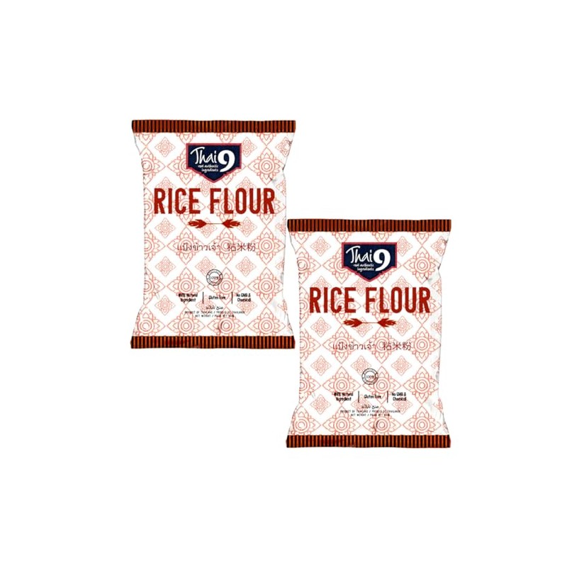Thai 9 Premium Rice Flour 400g (Pack of 2)
