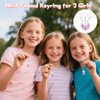 Cosysparks Best Friend Keyring for 3 Girls, 3 PCS Heart