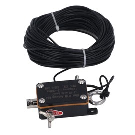 1:49 Balun 3-30MHz Compact SW Antenna, Mini End Fed Half Antenna, Wide Frequency Range, for Radio Broadcast, Listening, Communications