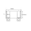 Universal Pipe Connector with Double Clamp for Exhaust System 125