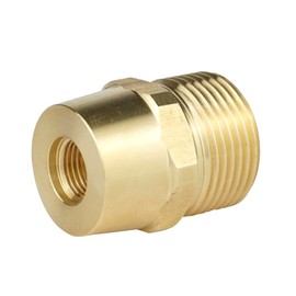 Adaptor for Pressure Washers up to 400 Bar M22 x 1.5 Male Thread x G 1/8 Inch Female Hose Lance Gun