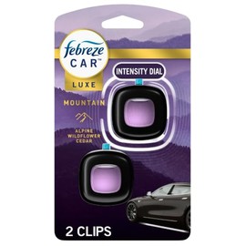 F.e.b.r.e.z.e Car Air Freshener Vent Clips - 2 Clips - 0.07 Fl Oz (Mountain)