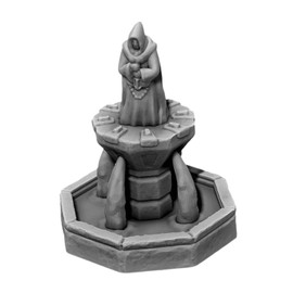 Centrion Studio Fountain with Water Centerpiece for 28mm Miniatures – Detailed Model for Tabletop RPGs, DND, Pathfinder, Wargaming – 3D Printed Terrain Accessory