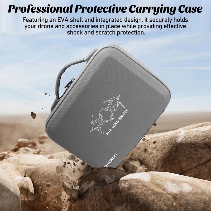 SENLINLIN Case for DJI Mini 4K, MiNi 2 SE /