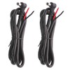 PENGLIN 2PCS 14AWG Right Angle DC Power Pigtails Cable, 5.5mm