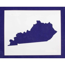 TCR Templates State of Kentucky Stencil -14 mil Mylar Painting/Craft