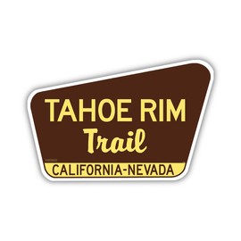 Tahoe Rim Trail Decal 3.75" California CA Nevada NV Indoor Or Outdoor Vinyl Made In America