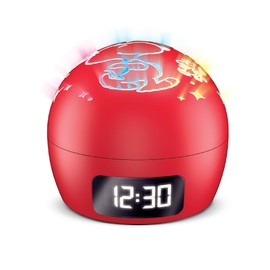 Peanuts Ambient Light Clock with Multi-Alarm – USB-Powered Projection Light & Clock with Cute Snoopy Design