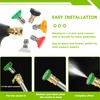 EPLZON Pressure Washer multiple degrees Nozzles Tips Set with 1/4