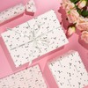 Pineraap 20 Sheets Bow Tissue Paper, Bowknot Butterfly Dot Print