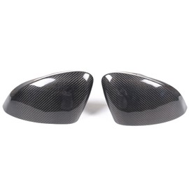Daeiclru Real Carbon Fiber Side Rearview Mirror Cover Caps Compatible with Jaguar F-type 2013-2020, Car Door Rear View Mirror Cover Trim Exterior Accessories