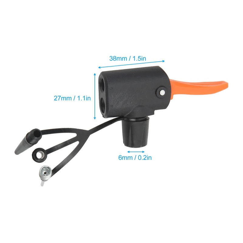 Boquilla de Aire para Bicicleta, Conector de Adaptador de Manguera