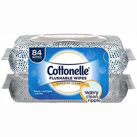 Cottonelle Fresh Care Flushable Cleansing Cloths Refills 84 ea - Packaging May Vary (Pack of 4)