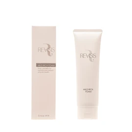 REVISIS Mild Rich Facial Wash Foam, 4.6 oz (130 g), Thick, Rich, Foam, Moisturizing, Face Wash, Face Wash, Face Wash, Made in Japan
