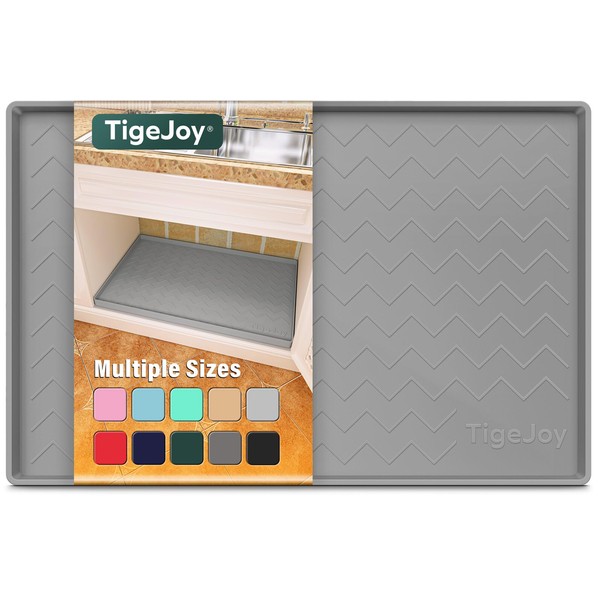 TigeJoy Under Sink Mat 37" x 19" - Silicone Mat