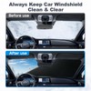 DooGooCoo [Upgraded 7-Layer Car Windshield Snow Cover, [Efficient Winter Protection]