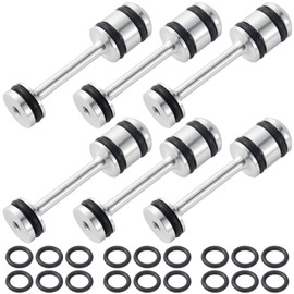 Ls barbell, 5.3 Ls Barbell Plug, ls Dumbbell Plug, Aluminum LS Oil Barbell Diverter - 6061-T651 Aerospace Aluminum ls Barbell Plug for GM Gen III/IV Engines（6 pcs）