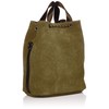 ASSOB WATER PROOF SUEDE DRAW STRING BAG, Khaki