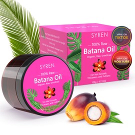 Batana Oil for Hair growth - 100 percent pure & Organic Hair Oil Approved by Dr Sebi, Promotes Hair thickness, Prevent Hair Loss & Split Ends, wild growth hair oil & Nourishment for All Hair Types