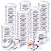 6 Pack 7 Day Stackable Pill Organizers Round Pill Organizer