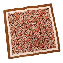 FAIRYGATE Women's Silk Scarf Square Printed Scarf Satin Silk Scarf Head Scarf 70 x 70 cm, 92019