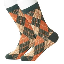 Beau Ties Ltd. of Vermont Copper Argyle Women's Socks Copper Argyle Women's Socks