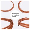 Eoiips Copper Tube 1/4" OD × 3/16" ID(5-6.35mm) Seamless Round