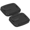 2pcs Front Brake Fluid Reservoir Cap Motorcycle Upper Fuel Tank
