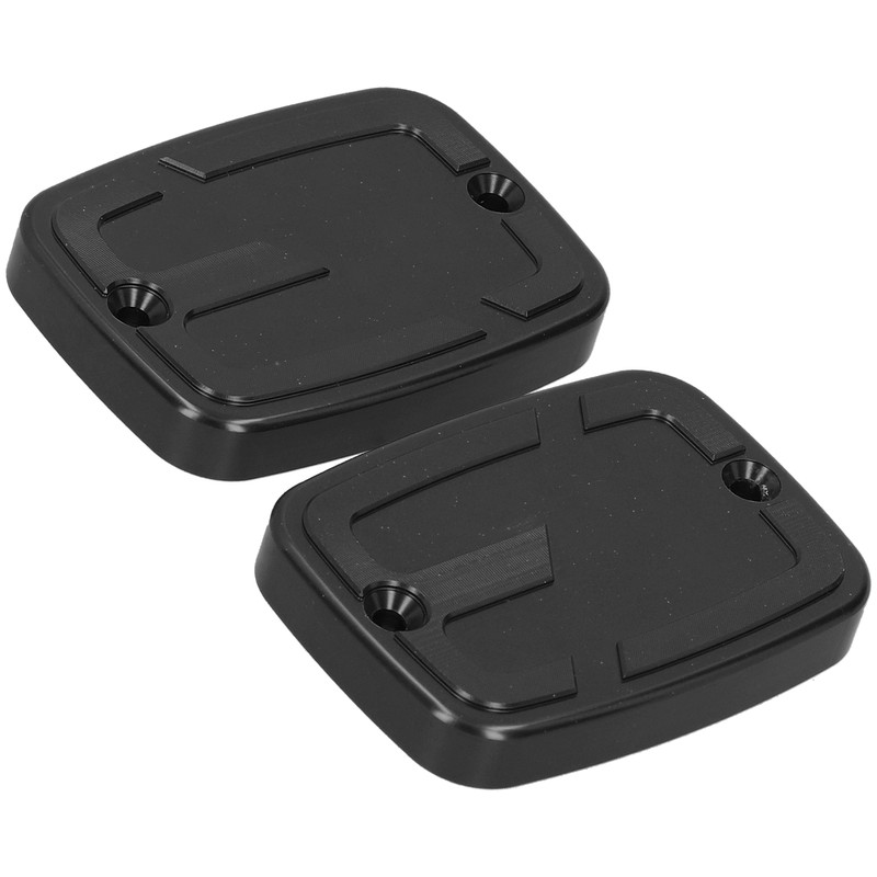 2pcs Front Brake Fluid Reservoir Cap Motorcycle Upper Fuel Tank