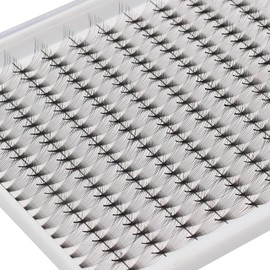 Dedila 10Rows-220pcs Pro Grafting12D Natural Long Premade Fans Eye Lashes Soft and Lightweight Beauty Individual False Eye Lashes Makeup Cluster Volume Eye Lashes Extensions 10-16mm to Choose (16mm)