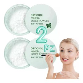Polvo Traslúcido Mineral Coreano Pack Control Mate Todo Tipo Piel Uso Día