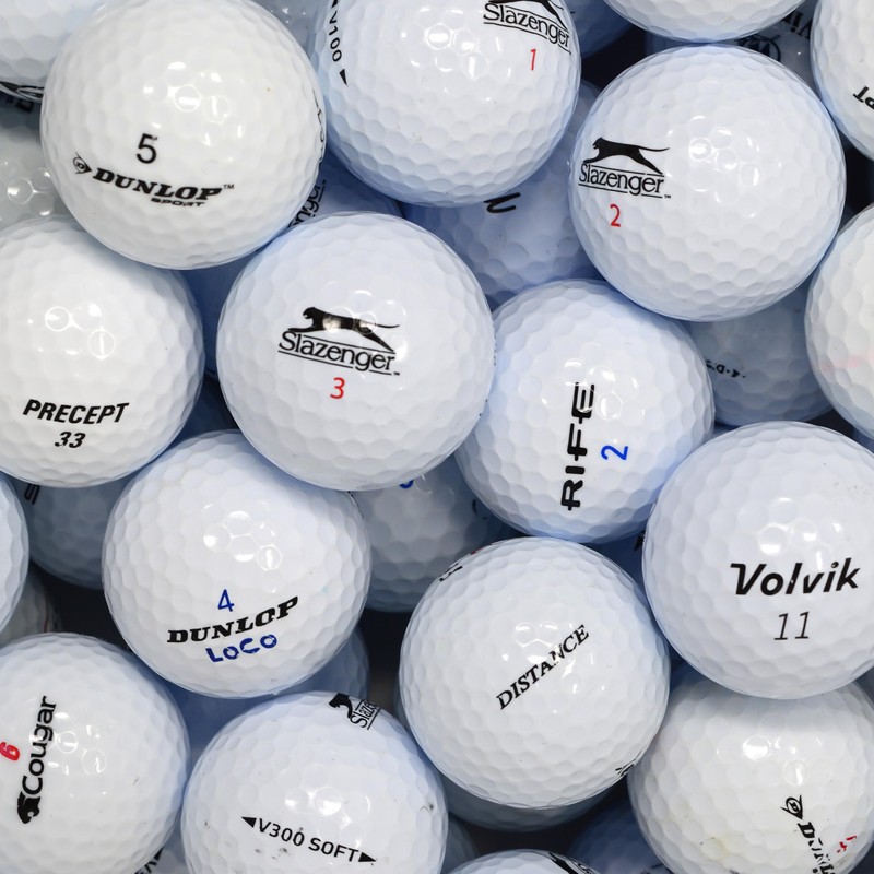 Second Chance Lake Golf Balls - 12 Assorted Recycled Grade
