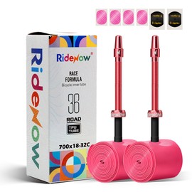 RideNow TPU Inner Tube Road Bike 700/18-32C 36g Metal FV65 mm