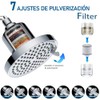 7 Modos Ajustables Cabezal de Ducha Filtrado,20 Etapas Filtro