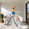 LulliSpace 6 in 1 Toddler Slide,Kids Climber Slider for Indoor