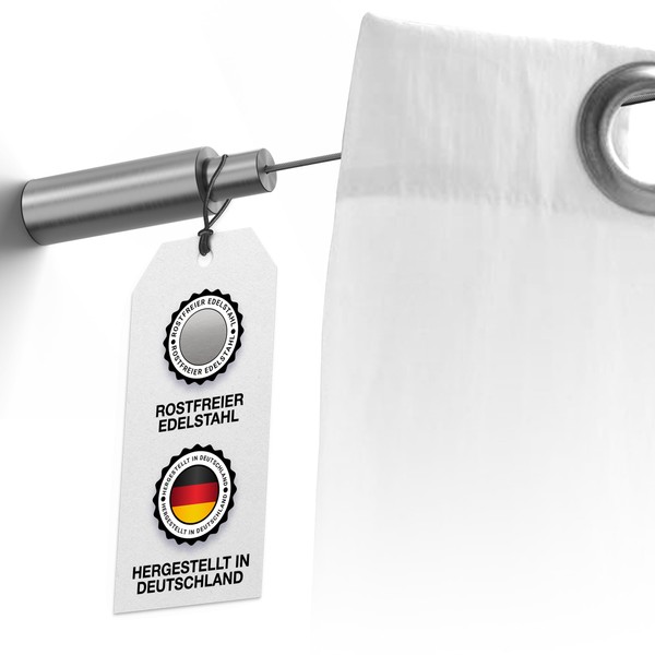PHOS Design Curtain Rope Set for Shower Enches from Wall