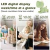 BORDEAG Digitaler Wecker Kinder, Dinosaurier Kinderwecker Jungen Mädchen, Wecker mit