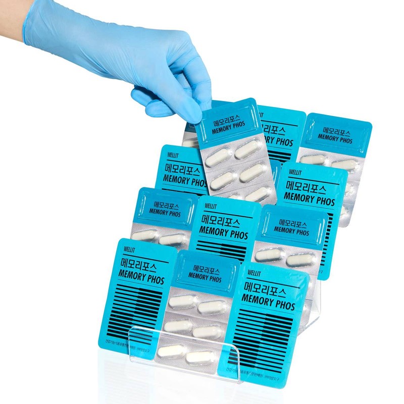 Wellet 웰릿 메모리포스 기억력 인지력 개선 은행잎추출물 항산화 30캡슐 1box