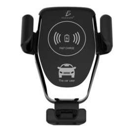 Ele-Gate Cargador Inalámbrico Carga Rápida De 10w Con Soporte Auto