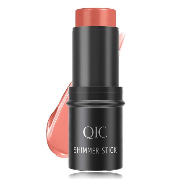 Cream Contour Blush Stick,Long Lasting Waterproof Blush Stick for Cheeks&Lips