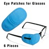 2 Pack Eye Patch for Glasses, Reusable Left & Right