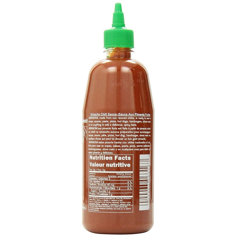 Tuong Ot Sriracha Hot Chili Sauce 28oz