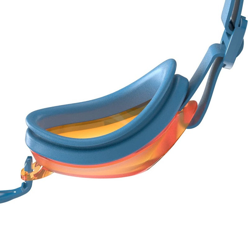 Speedo Kid's Jet Swimming Goggles, Blue/Orange, One Size