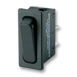 Rocker Switch, Spst-No, On-Off, 6A, Actuator/Cap Colour Black, Contact Configuration SPST-NO, Contact Current Max 6A, Contact Voltage AC Nom 250V, Lighting Not Illuminated, Product Range 1830 Se