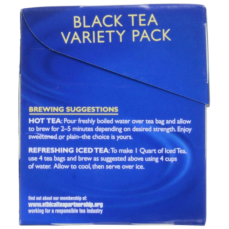 Twinings of London Black Tea Variety Pack with Four Flavors,