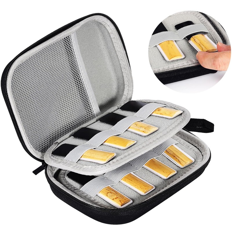 Saxophone Reed Case Abrasion Resistant Storage Box Lead Carrying Case