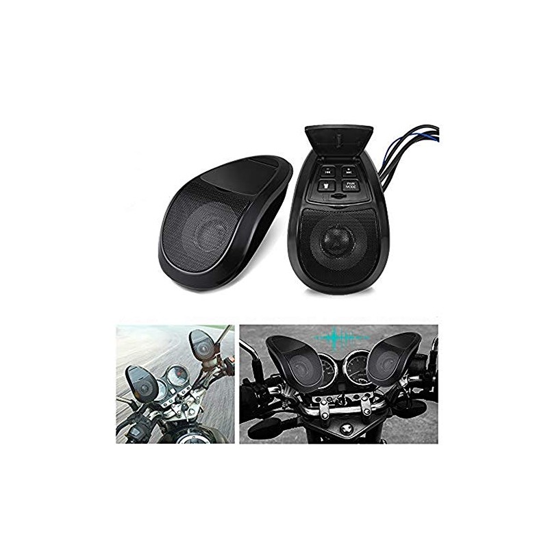 MASO Motorbike Audio Speaker Motorcycle Bluetooth Wireless MP3 Music Player
