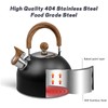 Whistling Tea Kettle for Stovetop, 2.5L Stainless Steel Tea Pot